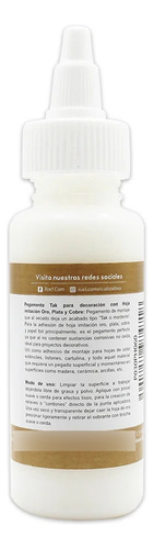 Pegamento Tak Hojas De Oro Metálicas Foil Polvo 4x60g (240g)