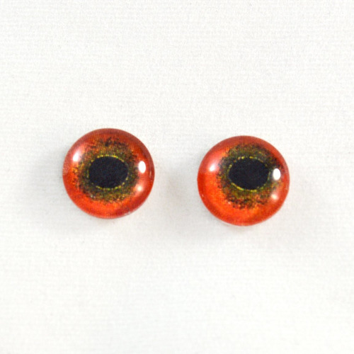 8 mm Ojo Diseño Pajaro Rojo Muñeca Irise Para Art Escultura