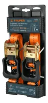 Comprar Juego De 2 Trinquetes Truper Sujetadores Ratchet 5m 1000kg Color Naranja