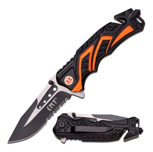 Navaja De Rescate Mtech Ballistic Mt-a865emo Paramedico