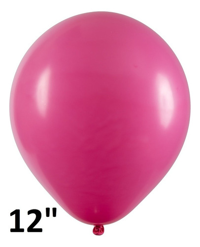 Balão Redondo 12 Diversas Cores 24 Unid Art Latex Cor Rosa Maravilha
