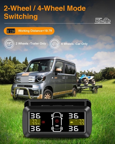 Sistema De Monitoreo De Presión De Neumáticos Tpms Solar