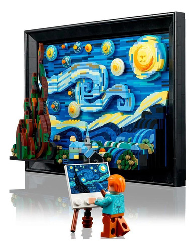 Lego 21333 Ideas - Vincent Van Gogh - A Noite Estrelada