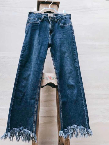 Jeans Cropped Flare T.36. Impecables - Se Vende Por No Uso.
