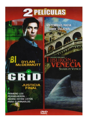 Grid Justicia Final Y Tiburon En Venecia Doble Película Dvd