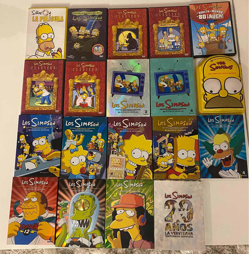 Temporadas Y Dvds De Los Simpsons (lote)