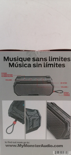 Bocina Bluetooth Monster Trax Original (Usado)