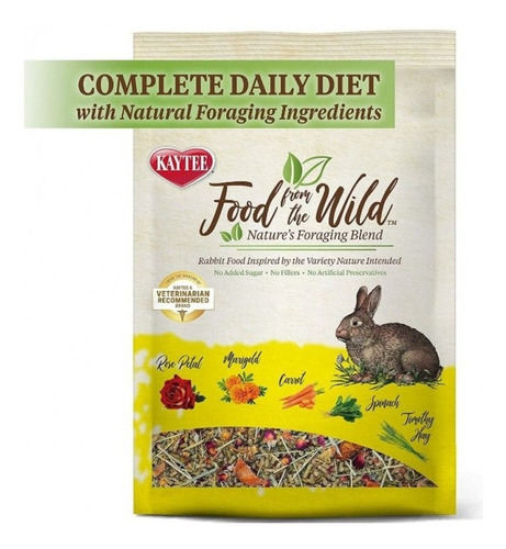 Alimento Natural P/ Conejo Adulto- Kaytee Food From The Wild