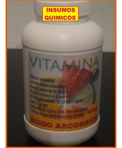 Acido Ascorbico ( Vitamina C ) X 250 Grs  Antioxidante
