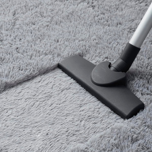 Tapete Felpudo 1,00x1,40 Macio Várias Cores Vibrantes Decorativo Para Sala E Quarto Versátil Luxuoso E Moderno Cor Cinza Casa Laura Enxovais