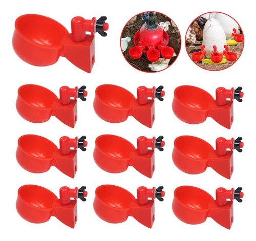 Kit De Riego Automático De 10 Unidades Para Pollos Y Patos
