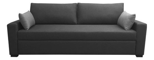 Sofá-cama Halo Color Gris Diseño De La Tela Liso