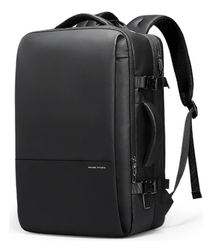 Mochila Mala Viagem Executiva Expansível 45l Usb Mark Ryden Preto Fosco