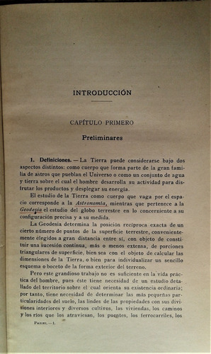 Tratado De Topografia - Claudio Pasini - Gustavo Gili 1924 (Usado)