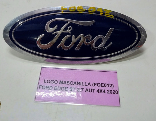 Emblema Mascarilla Ford Edge St 2.7 Aut 2020