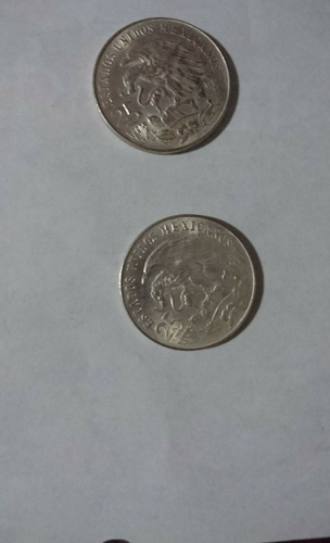 Dos Monedas Olímpicas De Plata 1968