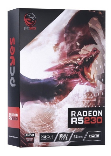 Imagem 2 de 5 de Gpu R5 230 2gb Ddr3 64 Bits Low Profile - Pjr230rlp