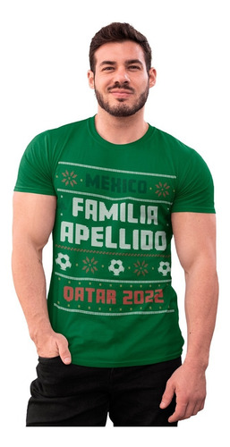 Playera Personalizada Familiar -ugly Sweater -mundial-méxico