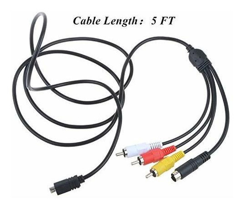 Cables Rca - Sllea 5ft A-v Audio Video Tv Cable Cord Lead Fo