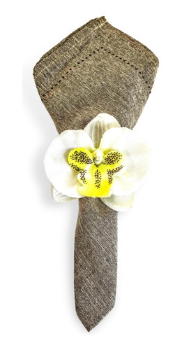 10 Porta Guardanapos Orquídeas - Artificiais Flores Flor