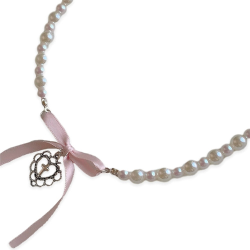 Collar De Perlas (2 #mold) Para Mujer, Fiesta De Boda, Coraz