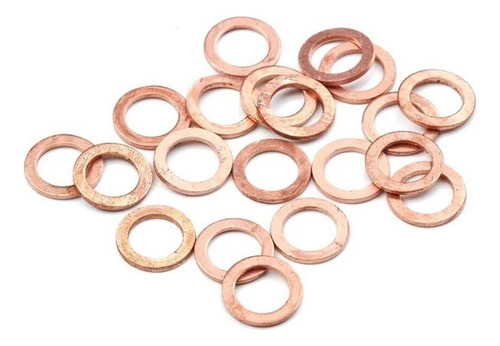 20 Piezas M6 M8 M10 M12 M14 M16 M18 M20 Arandela De Cobre