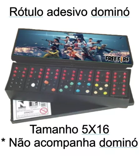 36 Adesivos Etiqueta para Tubete 8x4 cm Free Fire Personalizado com Nome e  Idade com Recorte Especial