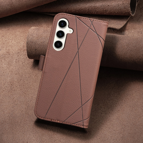 Funda De Piel Con Tapa Para Samsung Galaxy S25 S24 S23