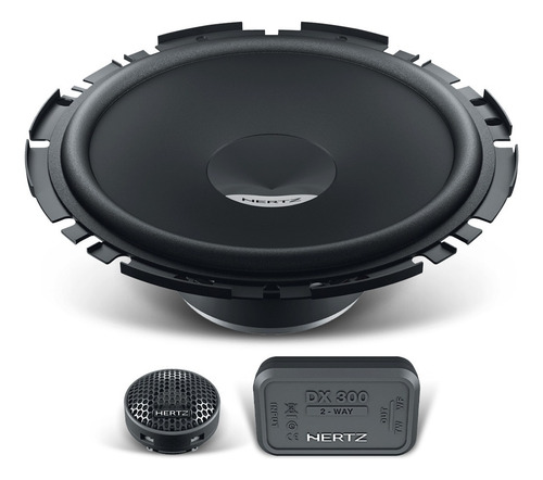 Kit Alto Falante 2 Vias Hertz Dsk 170.3 6'' 160w Qualidade Cor Preto