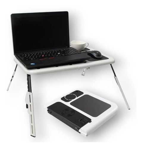Base Portátil Notebook Laptop Plegable 2 Ventiladores 
