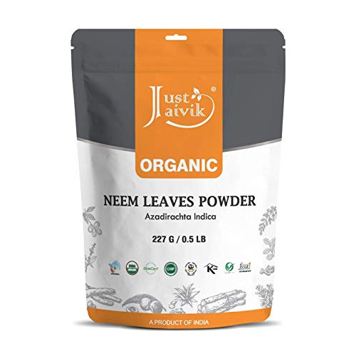 Sólo Jaivik 100% Orgánico Hojas De Neem En Polvo - Usda Cert