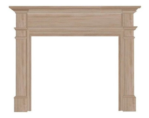 Perla Mantels 120-48 Windsor Chimenea Mantel Surround, 48 Pu