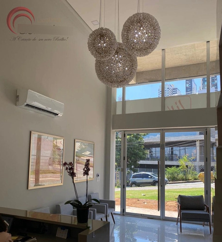 Luminárias Esféricas Cristal 2x Dourada Pé Direito Duplo