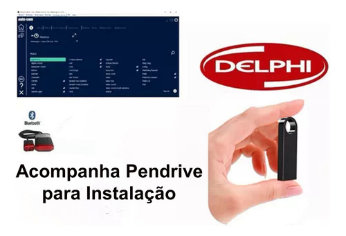 Scanner Delphi 2025 Profissional Multimarcas C/ Ajuste De Af