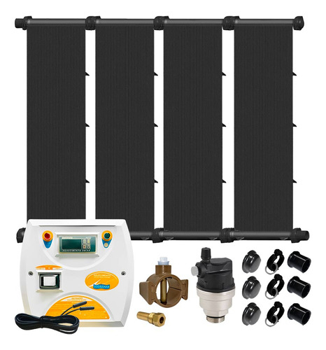 Kit Aquecedor Solar Para Piscina 22m² Ou 30.000 L - Sodramar