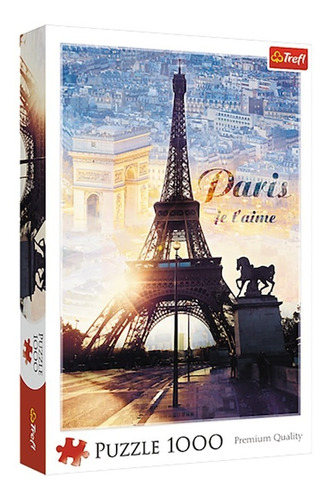 Rompecabezas Trefl Paris Al Amanecer Torre Eiffel 1000 Pieza