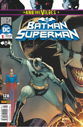 Batman & Superman - 1, de Williamson, Joshua. Editora Panini Brasil LTDA, capa mole em português, 2020