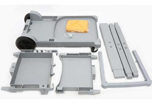 Imagen 4 de 5 de Carro De Aseo Porta Útiles Con Tapa Y Bolsa /big Solucion I.