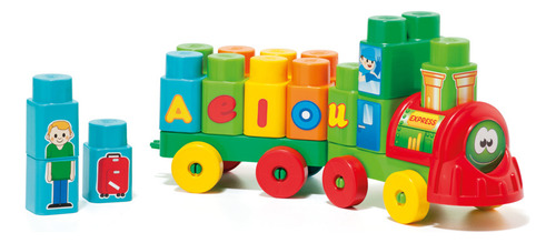 Tren Didactico 28 Piezas Molto Blocks Baby Land