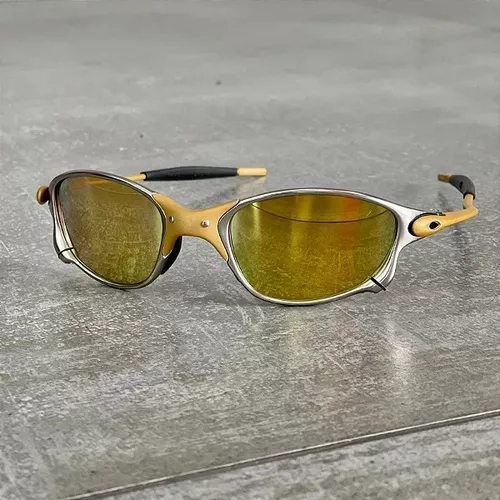 Óculos de Sol Juliet X Metal 24K Dourada Gold X-Metal Pinada Armaçã