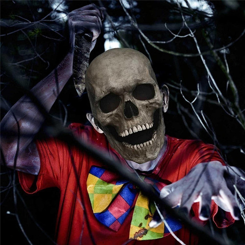 ... . Máscaras De Calavera De Halloween Con Mandíbula Móvil