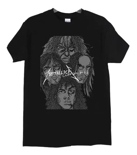 comprar Polera Metallica Cliff Em All Faces Metal Abominatron