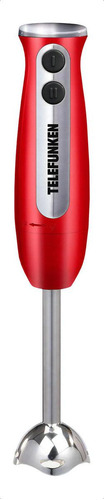 Batidora de inmersión Telefunken Smartmix 2500 roja y acero inoxidable 220V - 240V 50 Hz x 60 Hz 800W