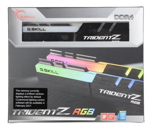 Memoria G.skill Tridentz Rgb Series 16gb(2x8gb)3600mhz Cas17