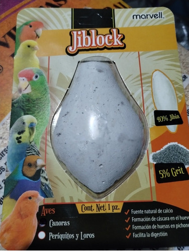 Jiblock Calcio Para Aves Pericos Canarios