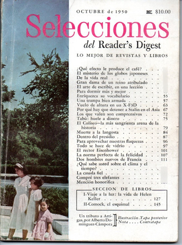 Selecciones Del Reader´s Digest Nº119 Octubre 1950