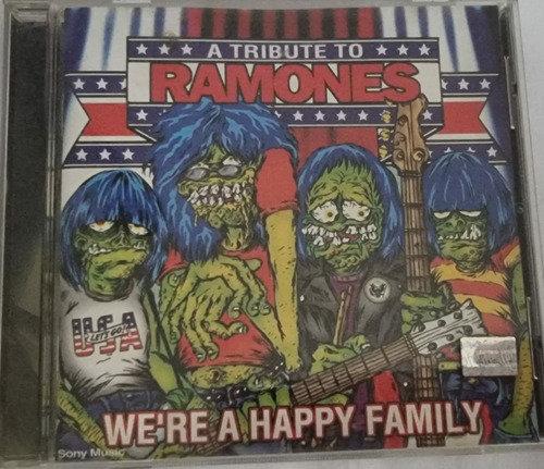 A Tribute To Ramones. Cd. We're A Happy Family. Ind. Arg.