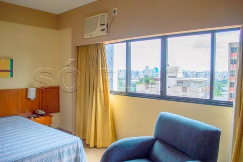 Imagem 4 de 15 de Flat Na Vila Clementino No Pool Para Investimento - Sf24542