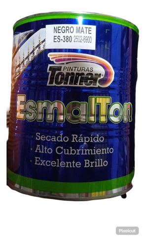 Esmalte Negro Mate Tonner Esmalton
