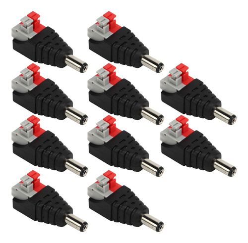 Conector Coaxial Bnc, Cable De Videovigilancia Cctv De 10 Pi